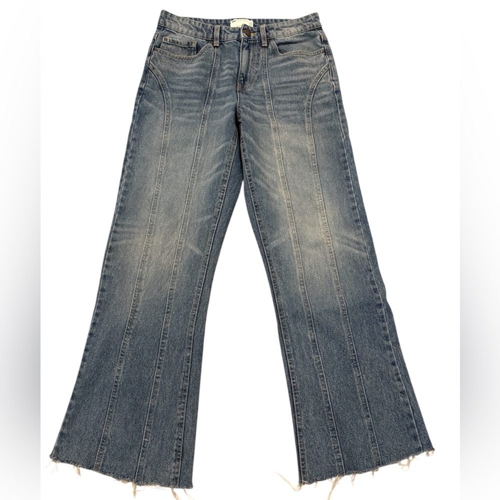Asos front seam wide leg jeans. Size 30W 32L